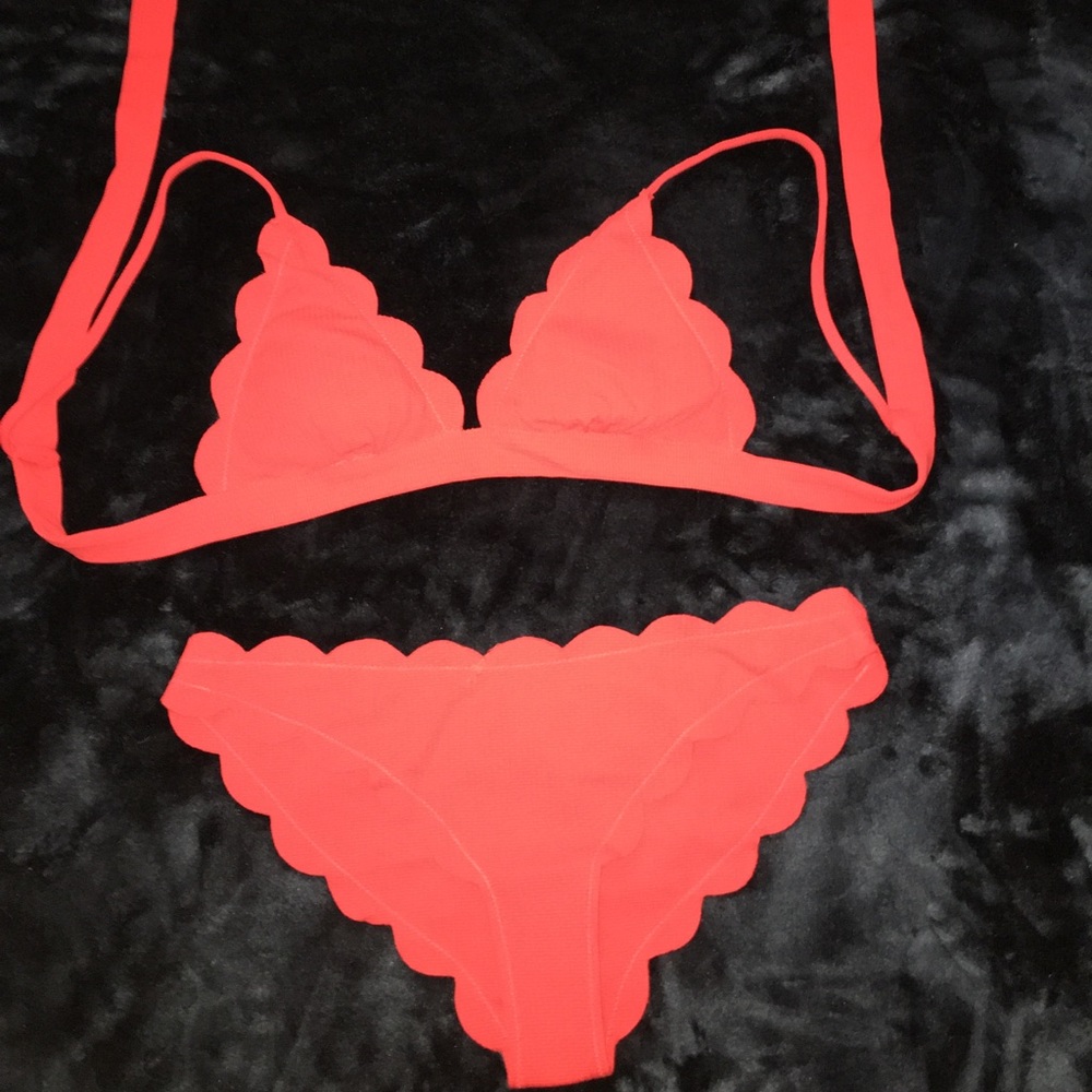 A cute red bikini